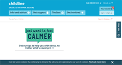 Desktop Screenshot of childline.org.uk