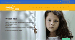 Desktop Screenshot of childline.gi